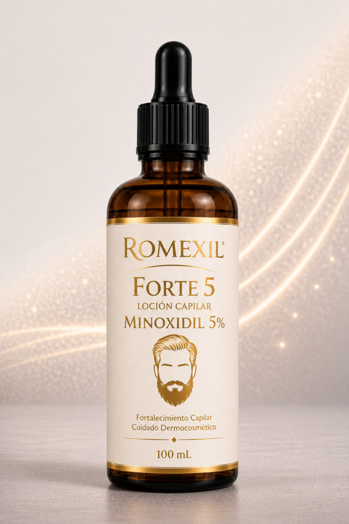 ROMEXIL® Forte 5, loción minoxidil
