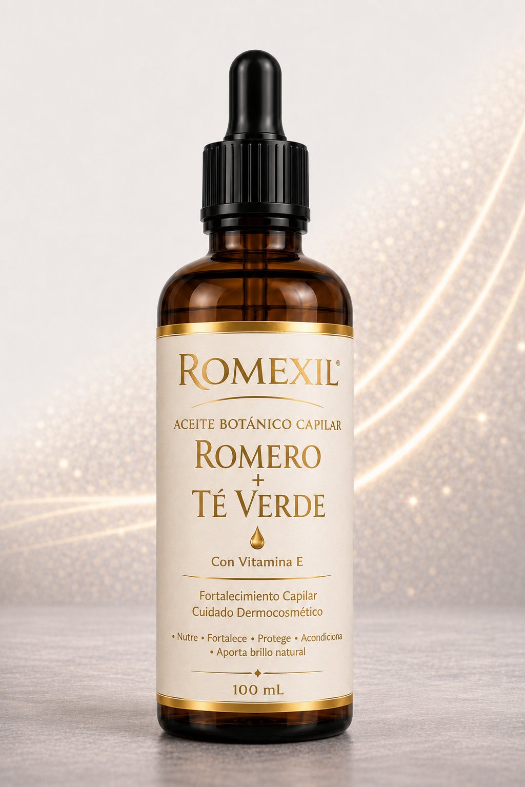 ROMEXIL® Aceite Botánico Capilar, Romero + Té Verde