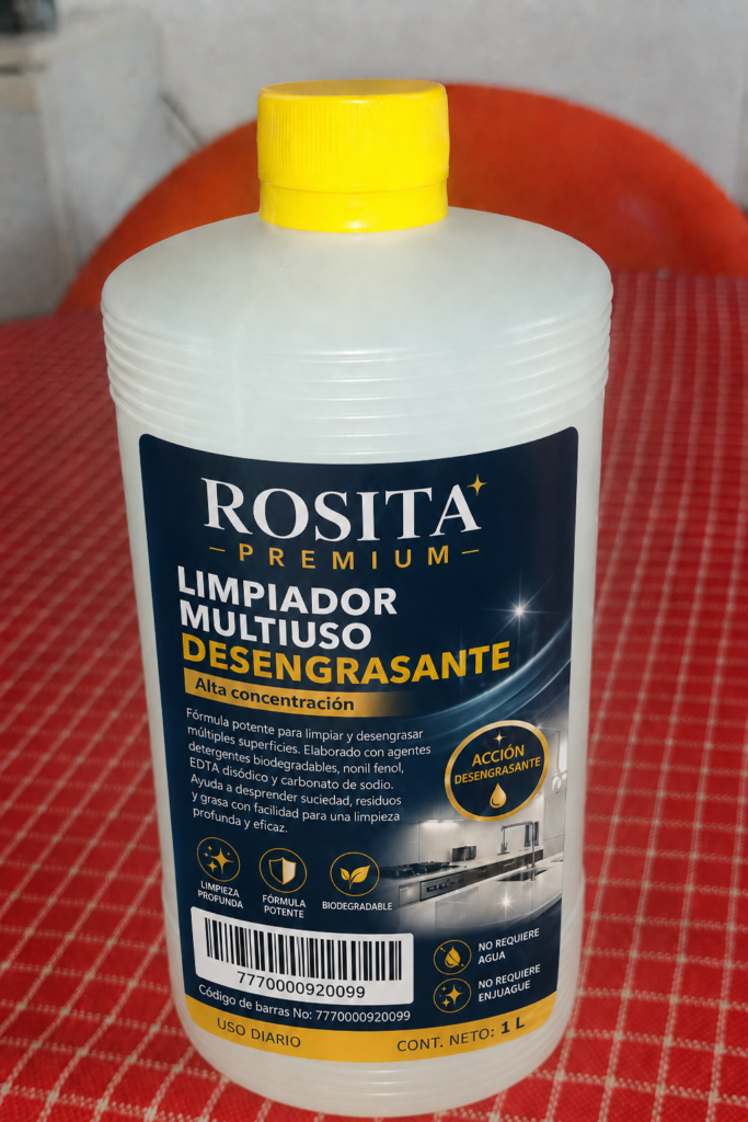 Limpiador desengrasante multiusos